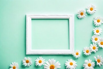 simple white frame