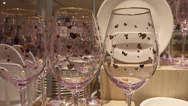 Copas decoradas con corazones