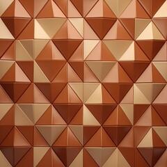 Polished colorful wall background triangular tile background 