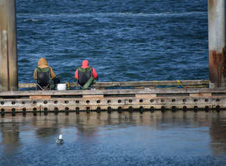 Braving the Cold to Fish