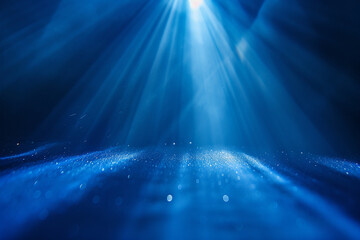 "Blue Lights Rays - Subtle Scene Background"


