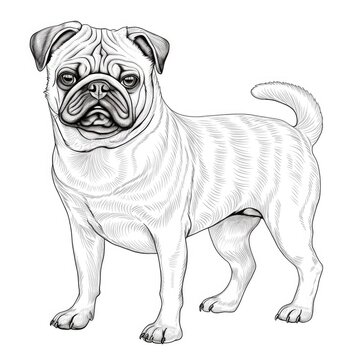 Coloring book for children depicting apug