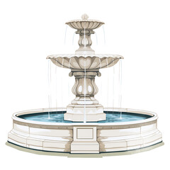 Elegance in Water: The Classic Fountain  