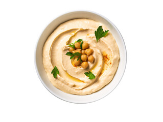 a bowl of hummus with spices