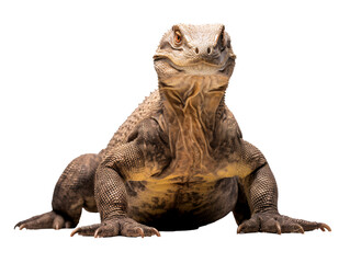 Obraz premium a lizard with a white background