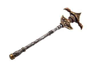 a group of metal spears