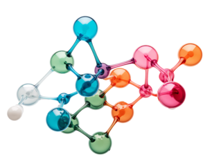 a close up of a molecule
