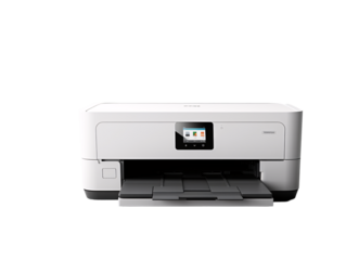 a printer with a tray