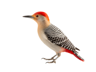 a bird with a red head