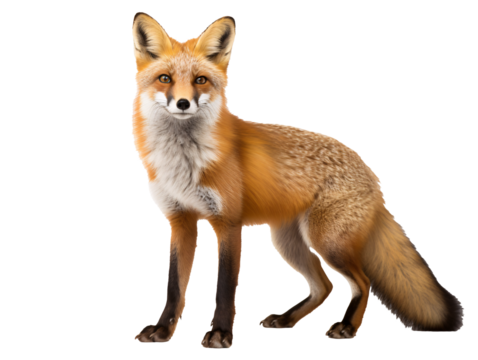 a red panda with white ears