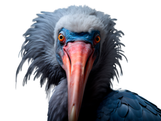 a close up of a bird