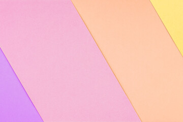 Purple and peach color palette paper abstract background