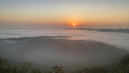 Fototapeta premium sunrise over the sea