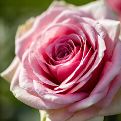 Obraz premium Romantic Rose-Hued Surprise. Celebrating Love on Valentine's.