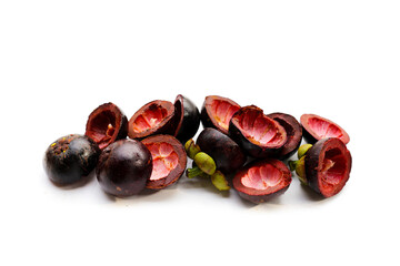Fresh mangosteen peel. Mangosteen peel as a good cure for upset stomachs, inflammation on the skin,...