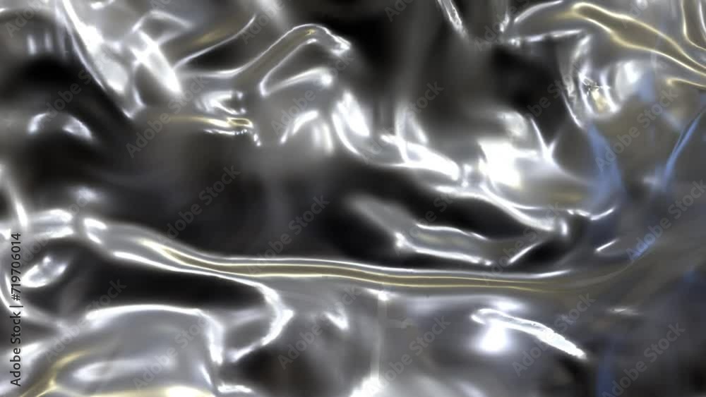 Poster glowing light background with flowing animation