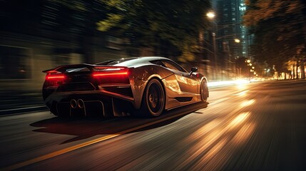 controlled motion blur to convey the movement of the car. This increases the realism of night driving and adds dynamism