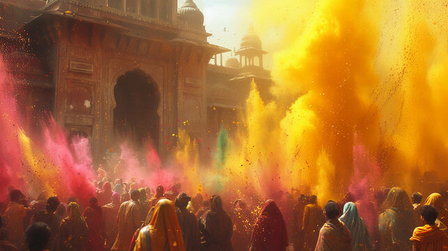 Holi - festival, food, colors, wishes
