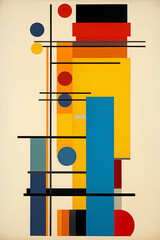 Bauhaus Color Theory Exploration: Bauhaus