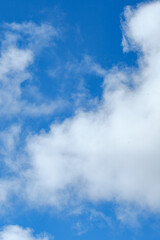 blue sky and white clouds