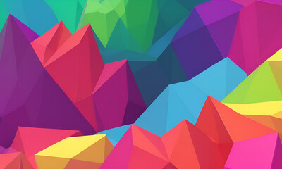 Obraz premium 3d illustration Abstract low poly background