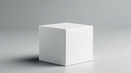Blank White Box Product Mockup Blank Mockup for displace Ai Generative