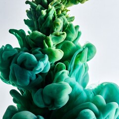 Ink in water isolated  Rainbow of colors