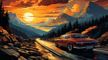 Scenic Road Trip: Exploring USA's Majestic Landscapes with the Freedom of the Open Highway!,...