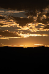 Nubes en el atardecer