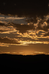 Nubes en el atardecer