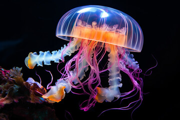 beautiful jellyfish sea animal