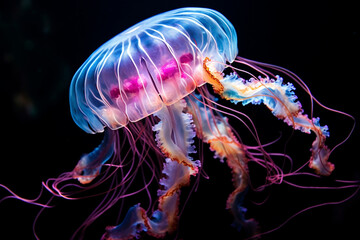 beautiful jellyfish sea animal