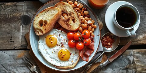traditional English breakfast
