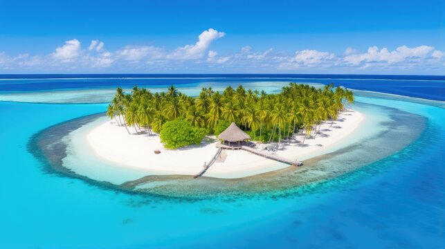 tropic maldives island aerial peaceful landscape freedom scene beautiful nature wallpaper photo