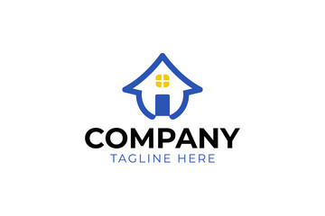 Real Estate logo identity company logo concept for agent property