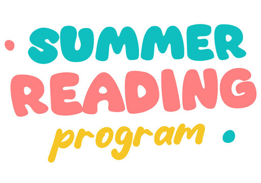 Summer Reading Program bubble text