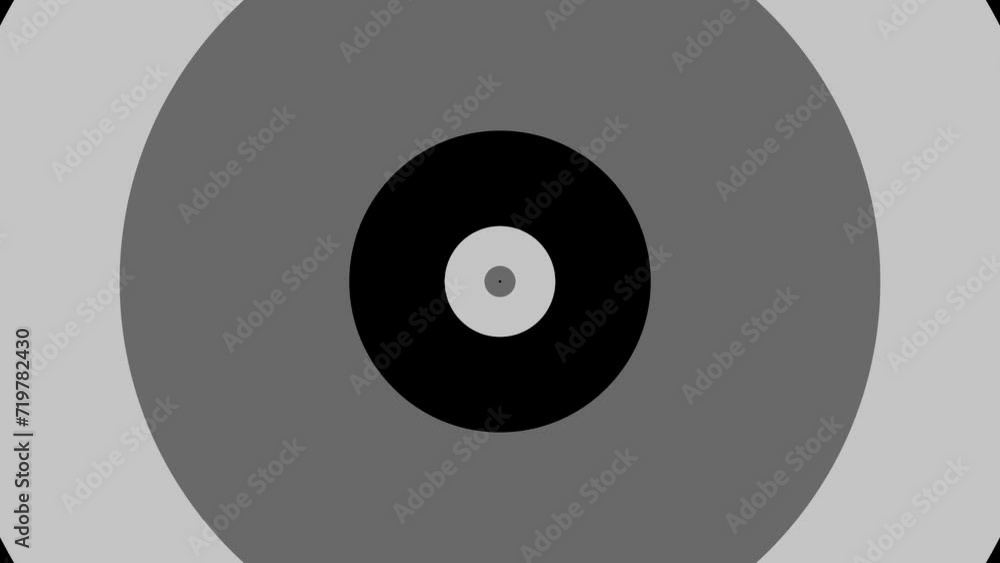 Aufkleber optical illusion circle shape animated background motion design graphic tunnel visual effect colour 