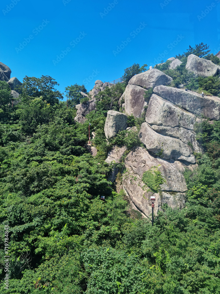 Canvas Prints it is a mountain with rocks.