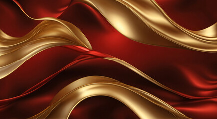 abstract elegant red gold luxury flowing background for business