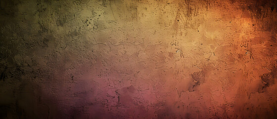 Grungy Wall With Red and Yellow Light