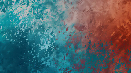 Abstract Painting of Red, Blue, and Green Colors
