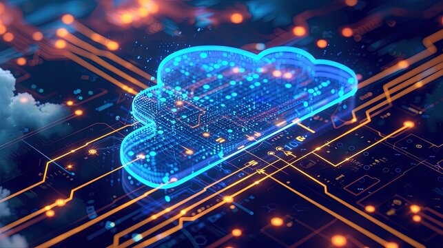 Cloud computing concept