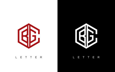 BGC letter monogram logo design