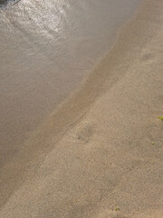 sea ​​water and sand beach