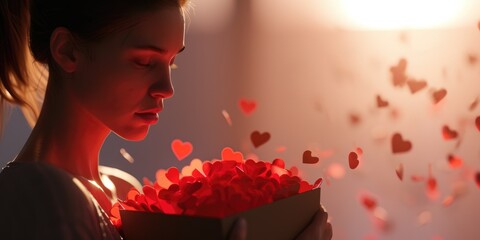 Woman and her hearts of pure love Pragma