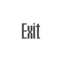 Exit logo design