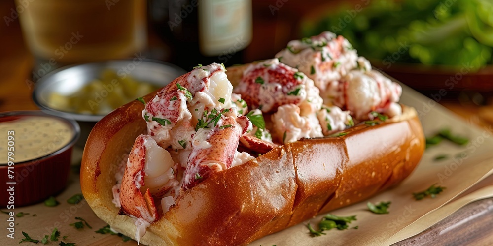 Poster lobster roll