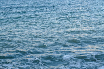 view of the waves of the Mediterranean sea 5