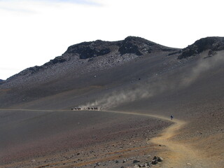 Haleakala crater trail, 