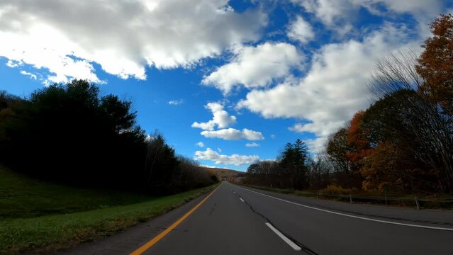 New York State Driving 193 Highway